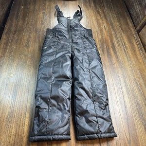 Basic Editions Unisex Kids Bib Overall Snow Pants Black Size 6